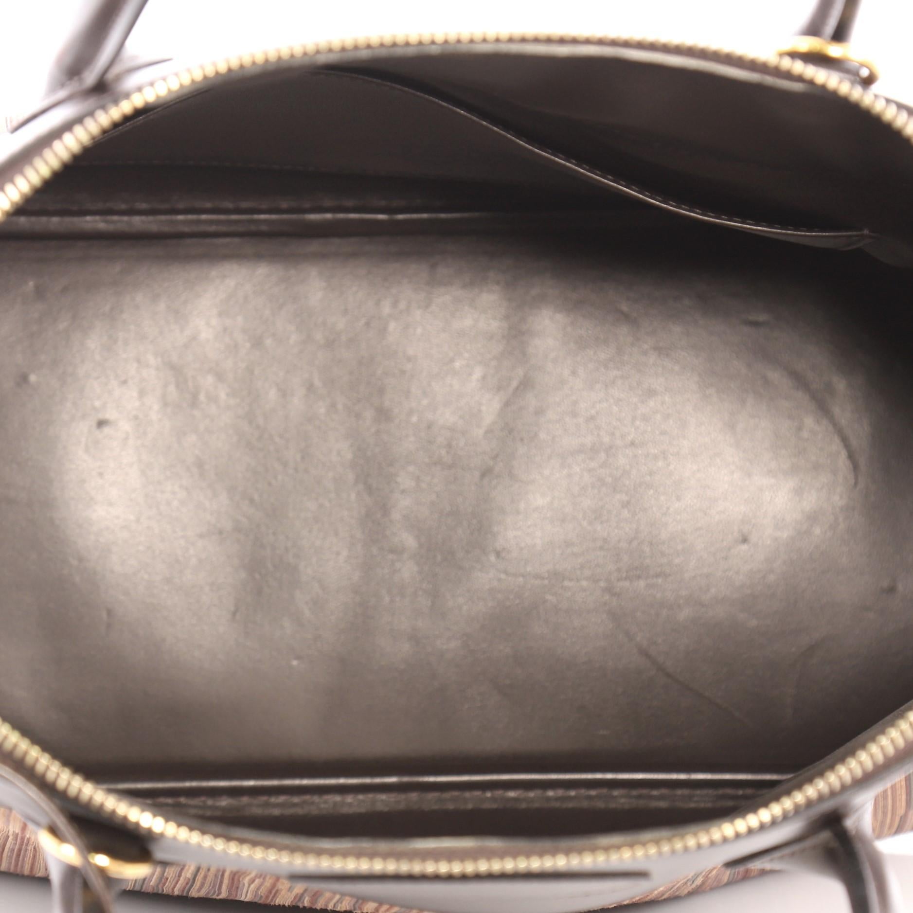 Women's or Men's Hermes Bolide Handbag Vibrato and Box Calf 35