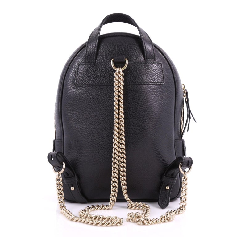 Gucci Soho Chain Backpack Leather, at 1stdibs