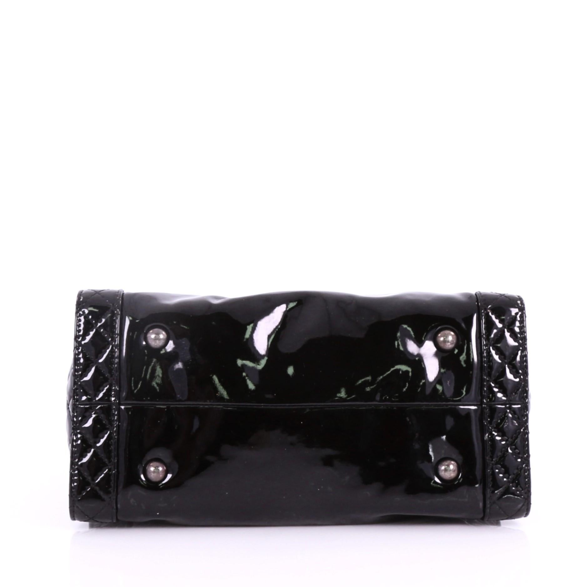 Women's or Men's Chanel Reverso Boy Chain Tote Patent Medium