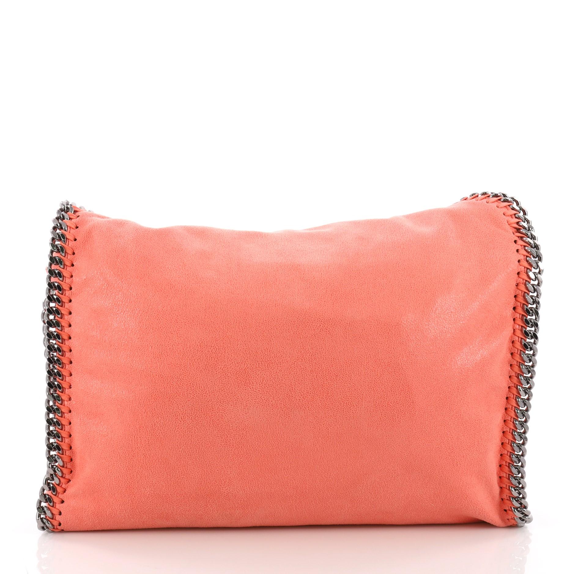 Stella McCartney Falabella Fold Over Bag Shaggy Deer In Good Condition In NY, NY