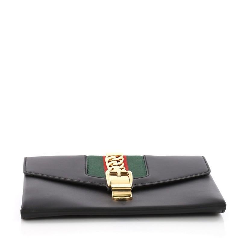 Women's Gucci Sylvie Clutch Leather Small