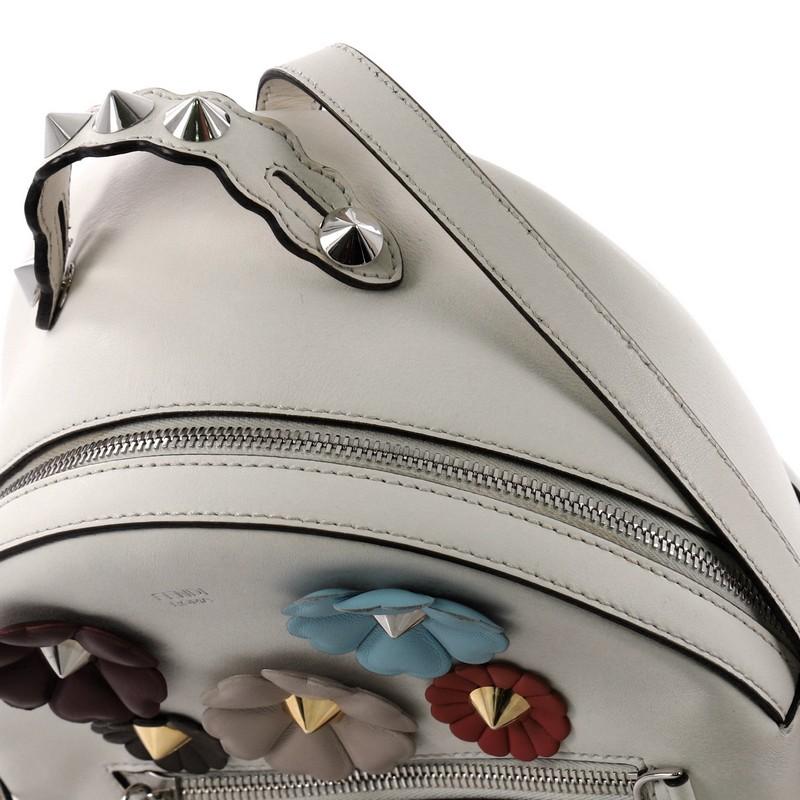 Fendi By The Way Flowerland Backpack Embellished Leather Mini 1