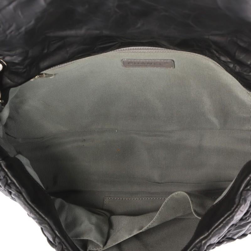 Women's Chanel Ultra Stitch Flap Bag Quilted Calfskin Jumbo