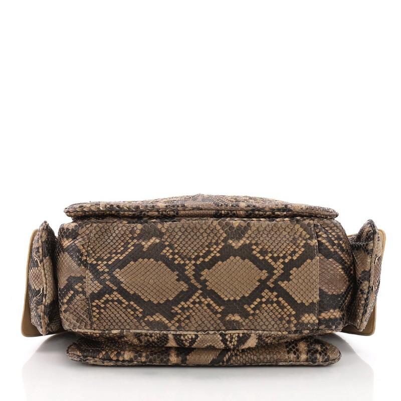 Women's Bottega Veneta Cocker Hobo Intrecciato Python