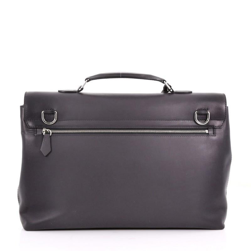 Black Louis Vuitton Cartable Briefcase Ombre Leather
