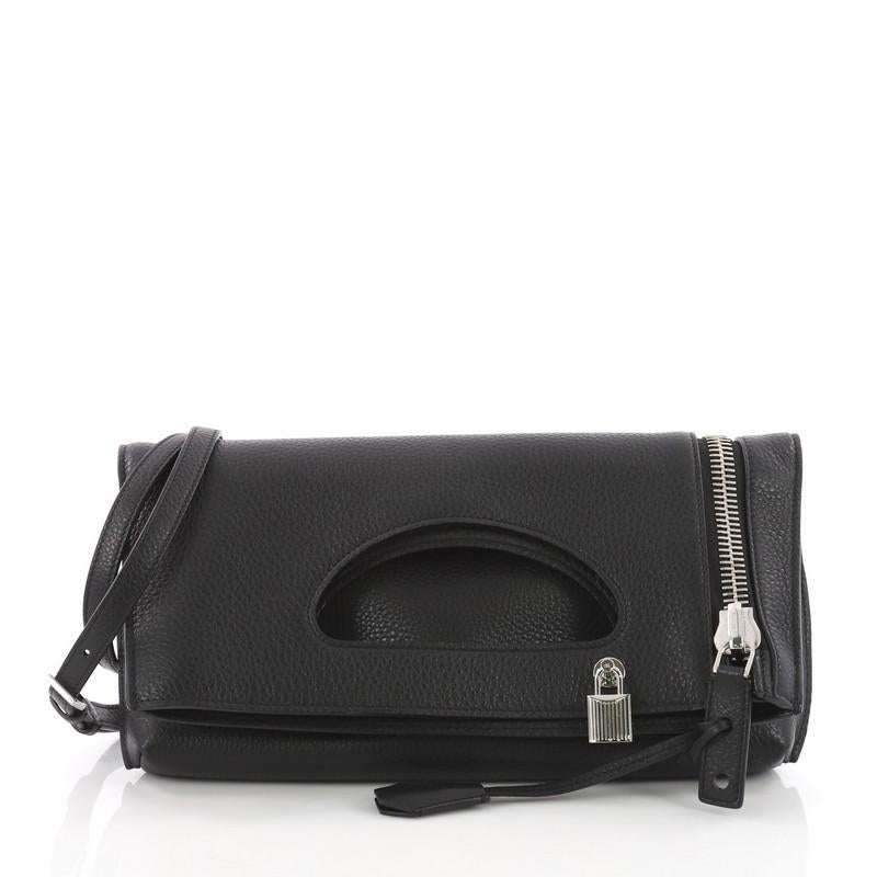 Women's or Men's Tom Ford Alix Fold Over Crossbody Bag Leather