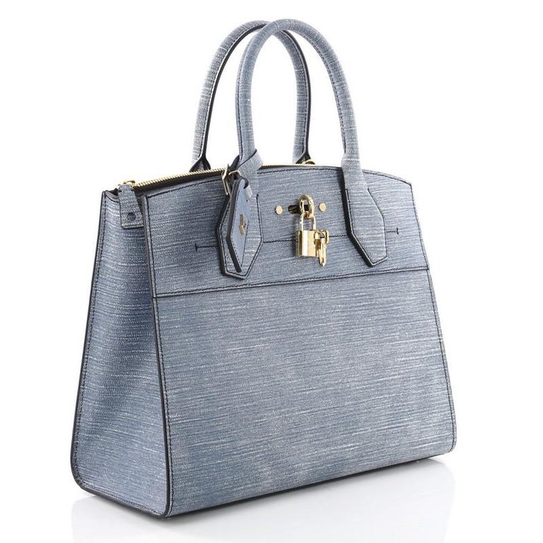 Louis Vuitton City Steamer Handbag Epi Leather MM at 1stdibs