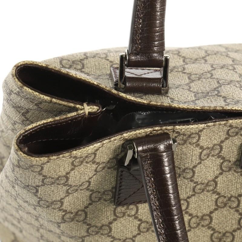 Gucci Open Tote GG Coated Canvas Tall 2