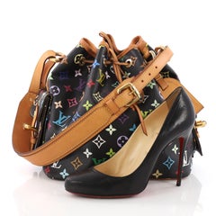 Louis Vuitton Petit Noe Handbag Monogram Multicolor