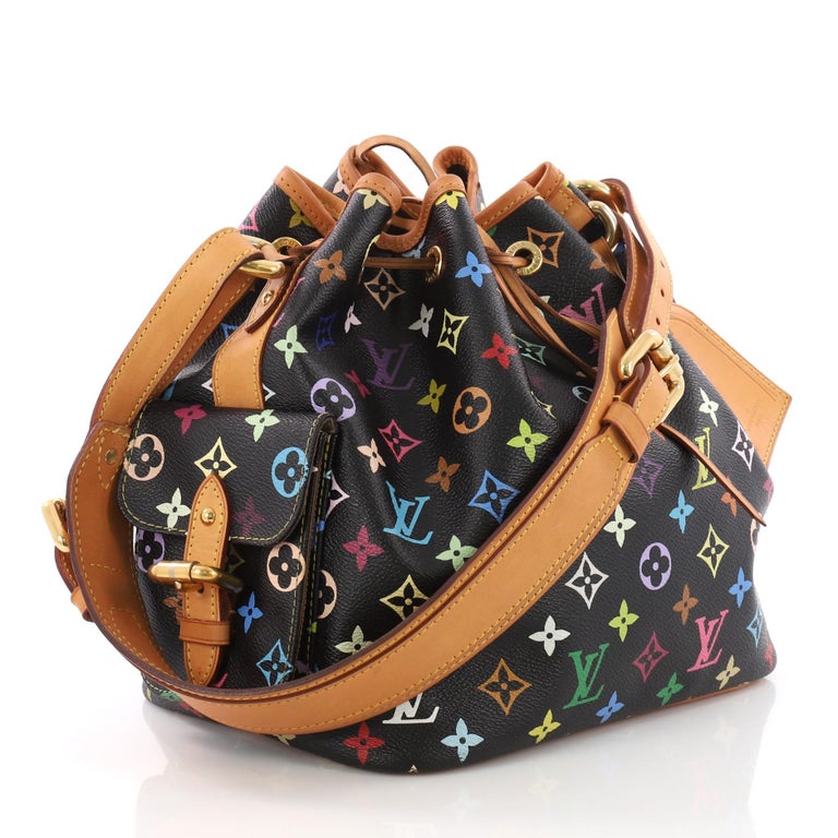 Louis Vuitton Petit Noe Handbag Monogram Multicolor at 1stDibs petit