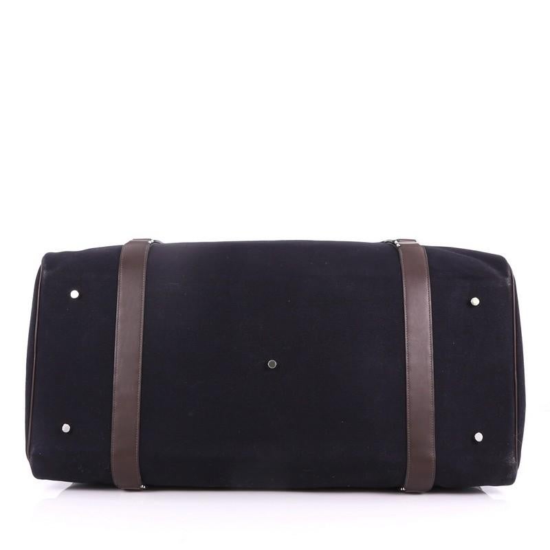  Hermes Arion Duffle Bag Toile avec cuir Unisexe 