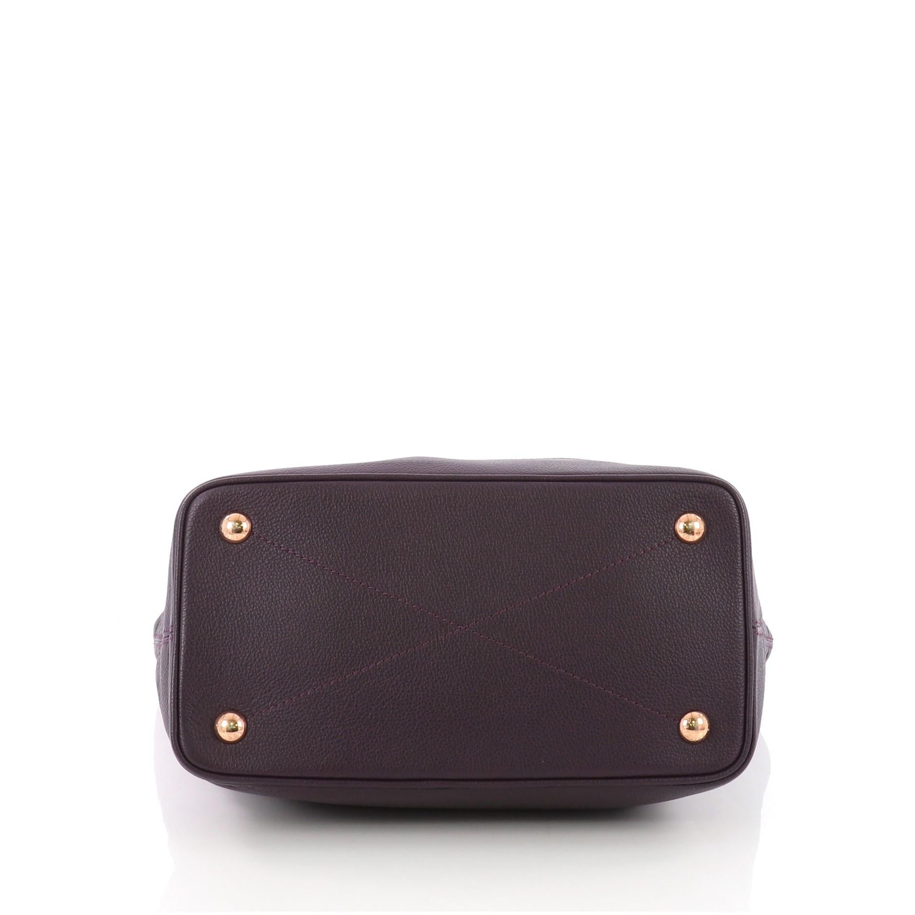Women's Louis Vuitton Citadine Handbag Monogram Empreinte Leather PM
