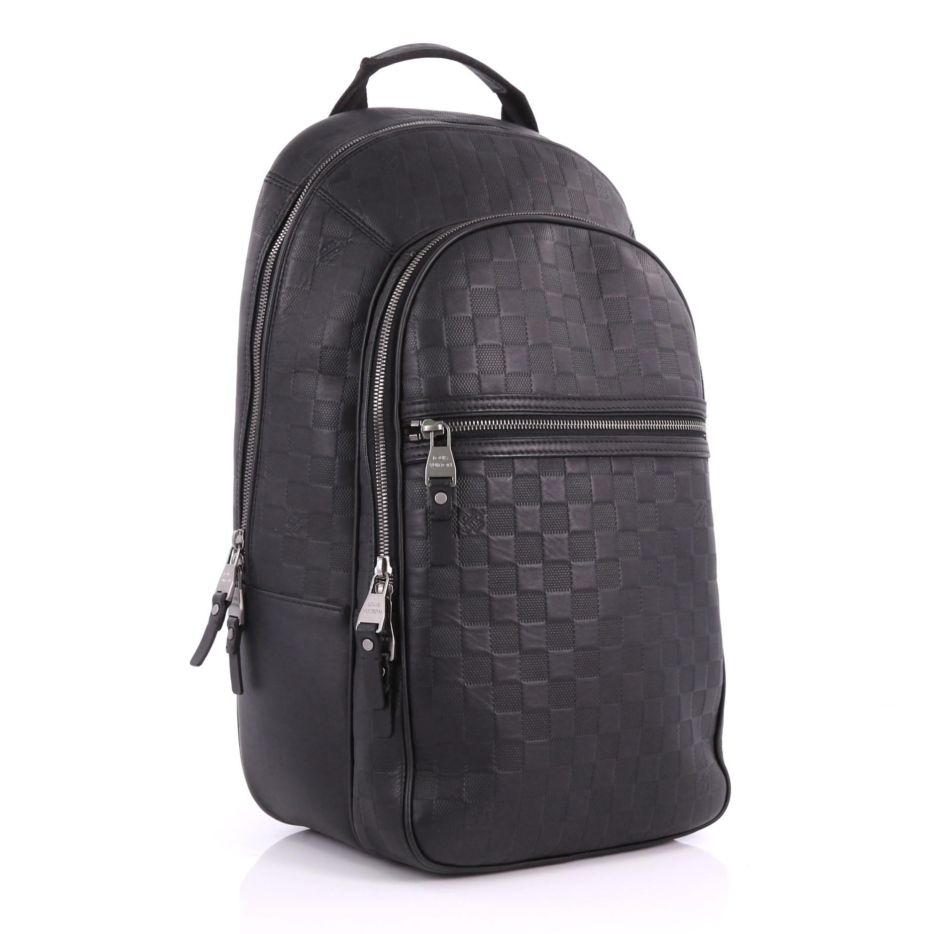 Black Louis Vuitton Michael NM Backpack Damier Infini Leather