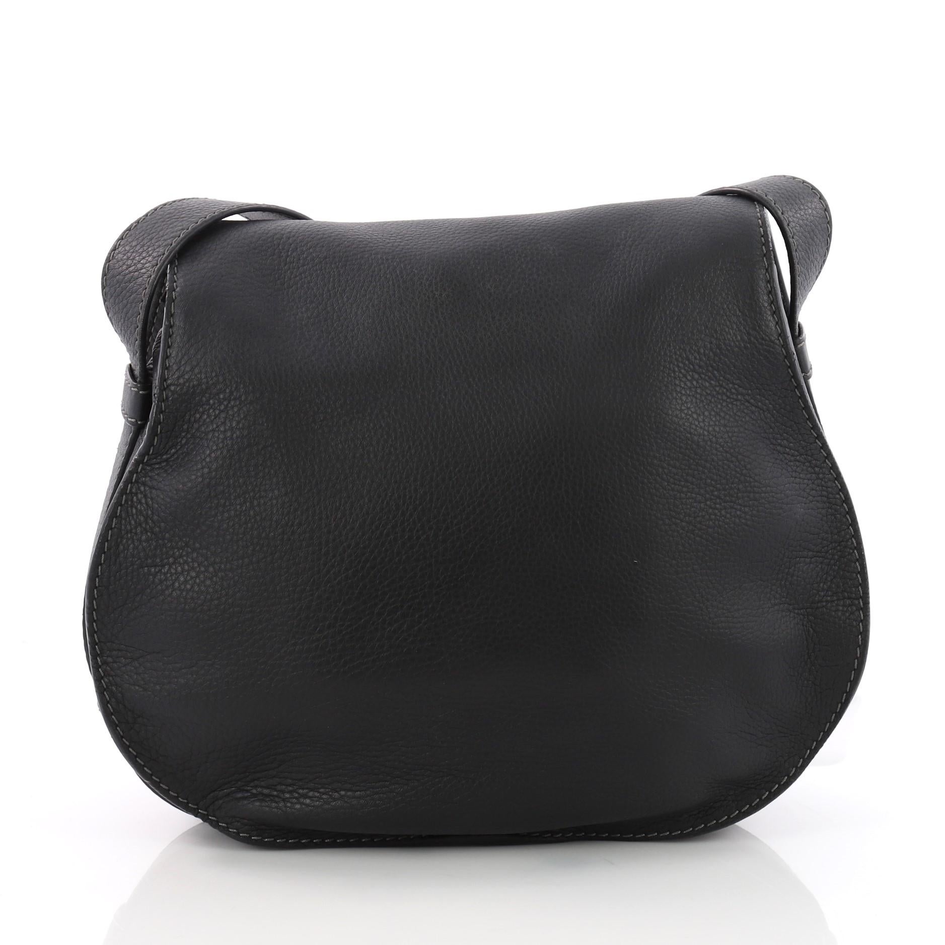Chloe Marcie Crossbody Bag Leather Medium In Good Condition In NY, NY