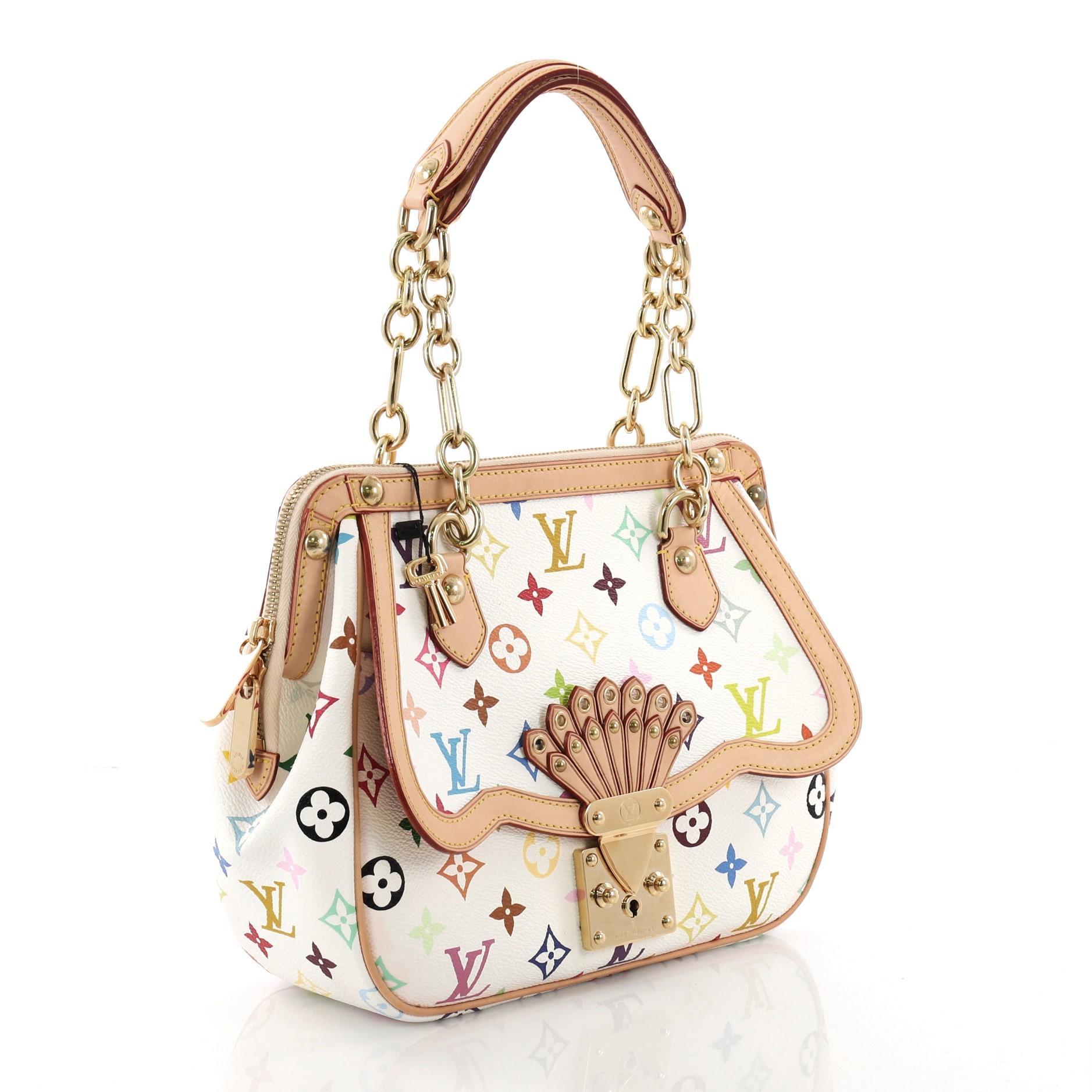 Beige Louis Vuitton Gracie Handbag Monogram Multicolor