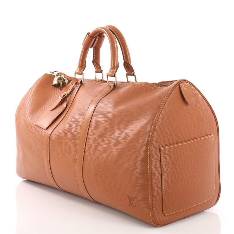 Louis Vuitton Keepall Bag Epi Leather 45 2