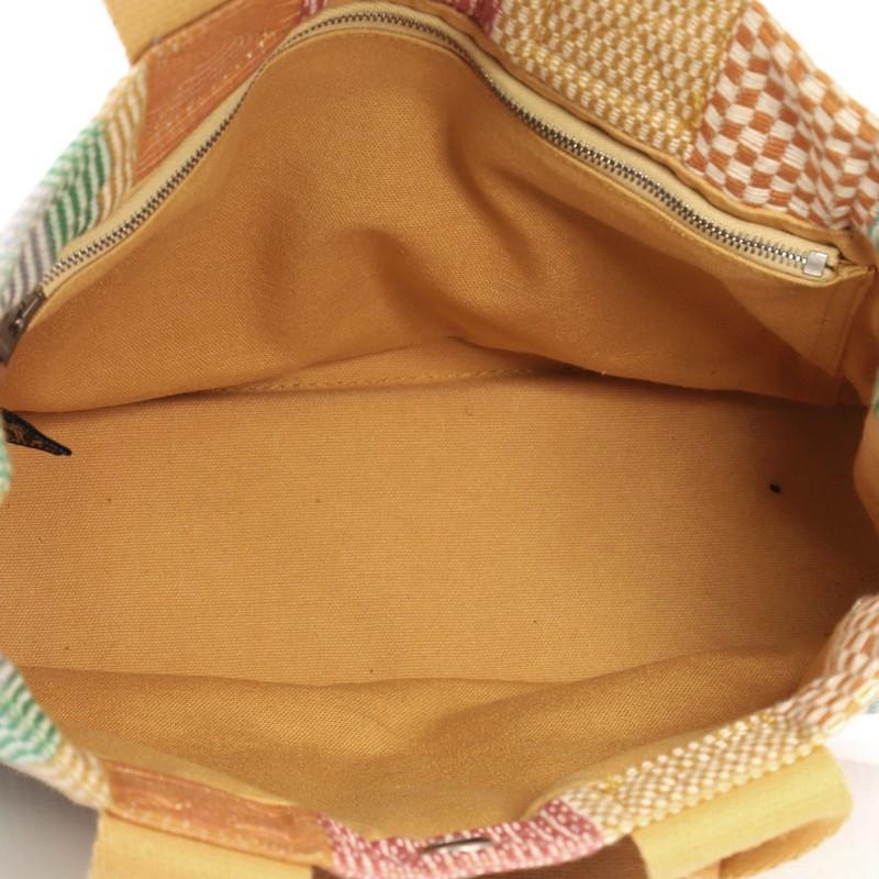 Hermes Fourre Tout Handbag Multicolor Toile PM 1