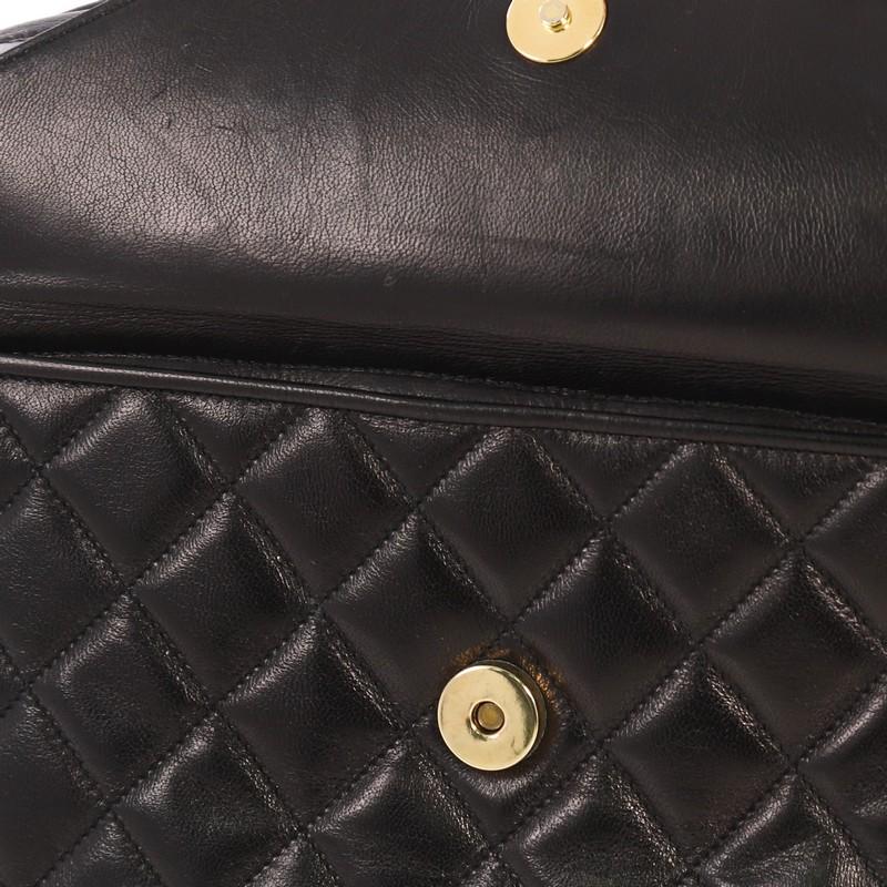 Chanel Vintage Front Pocket Camera Bag Quilted Lambskin Medium 1