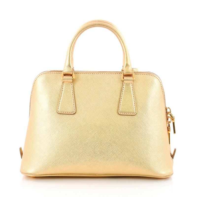 Prada Promenade Handbag Saffiano Leather Small In Good Condition In NY, NY