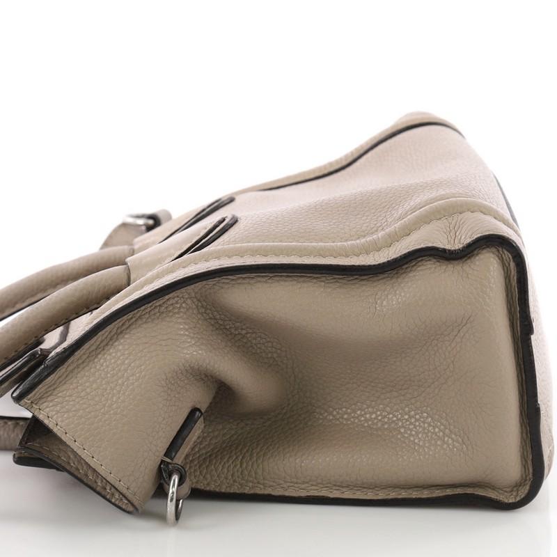 Celine Luggage Handbag Grainy Leather Nano 2