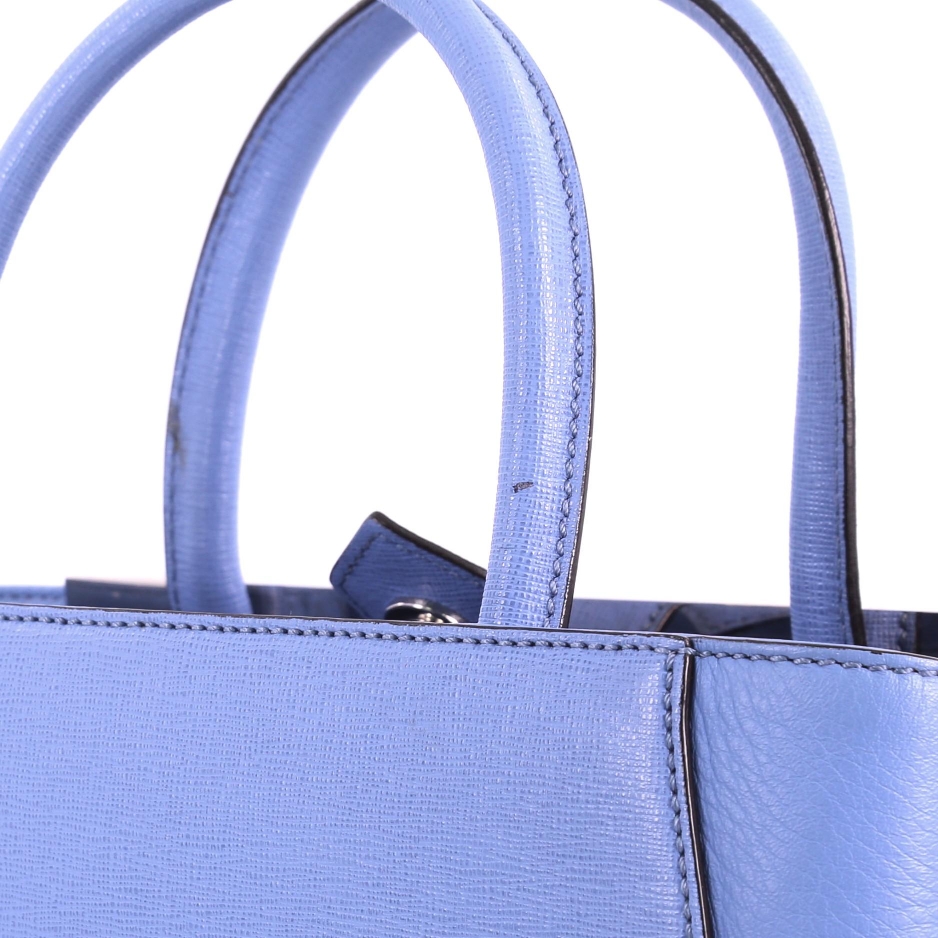 Fendi 2Jours Handbag Leather Petite 3