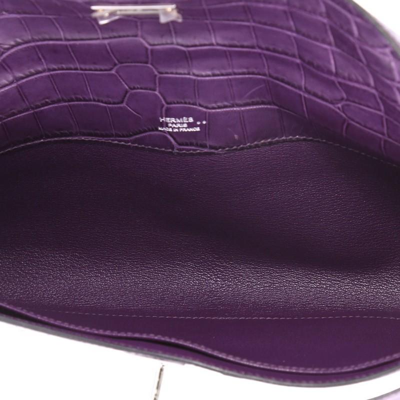 Hermes Kelly Cut Pochette Niloticus Crocodile 1