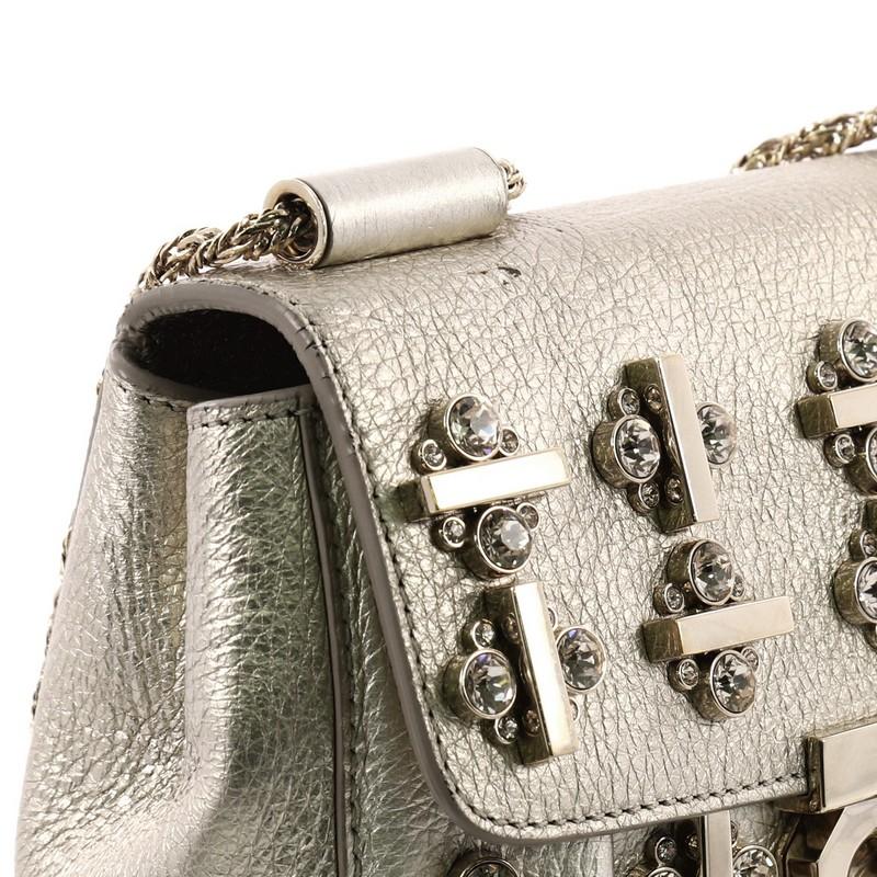 Chloe Elsie Chain Shoulder Bag Embellished Leather Small 1