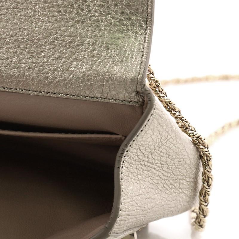 Chloe Elsie Chain Shoulder Bag Embellished Leather Small 3