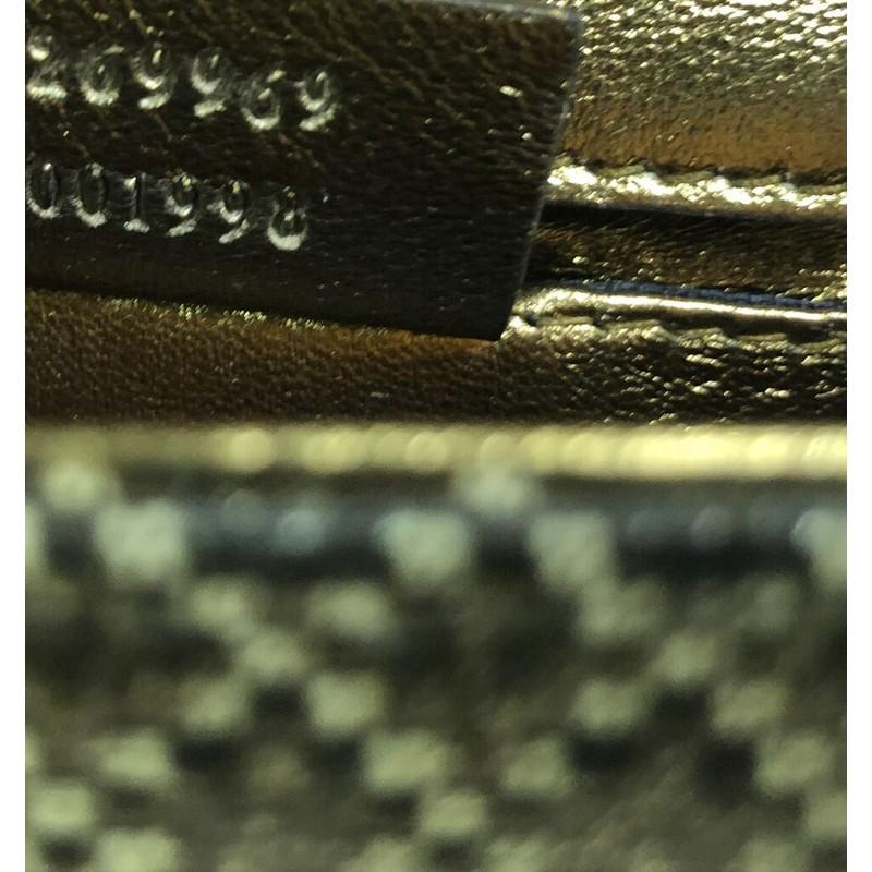 Gucci New Bamboo Top Handle Bag Diamante Jacquard Mini 3