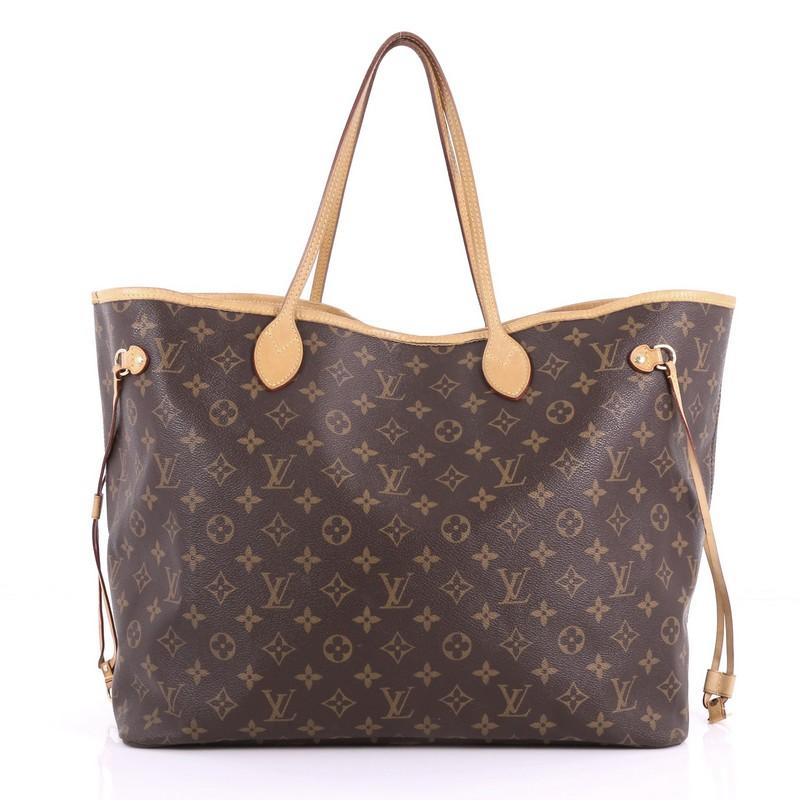 Louis Vuitton Neverfull Tote Monogram Canvas GM In Good Condition In NY, NY