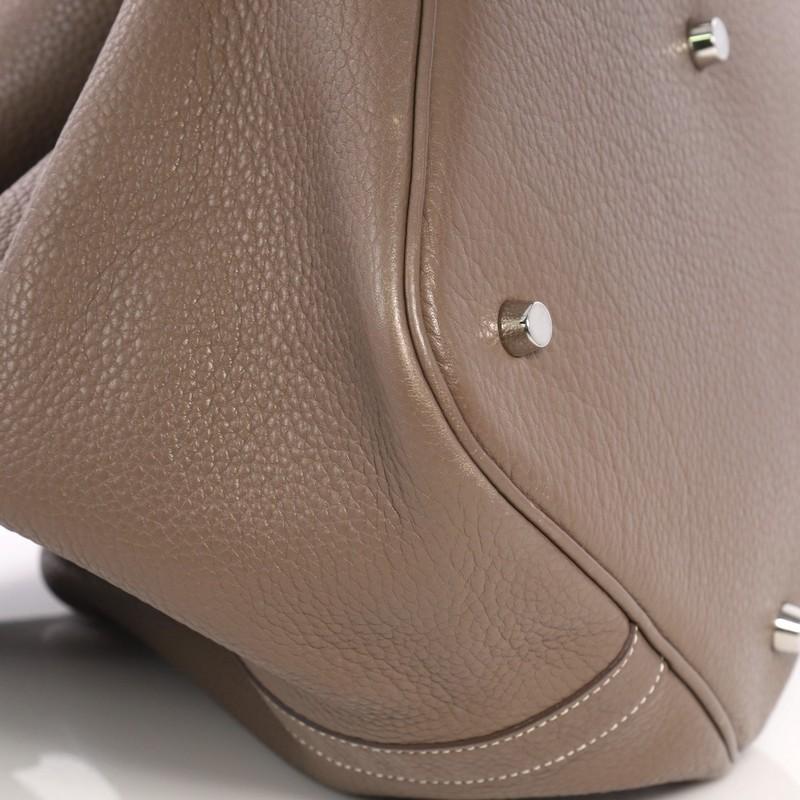 Hermes Picotin Lock Handbag Clemence TGM 3