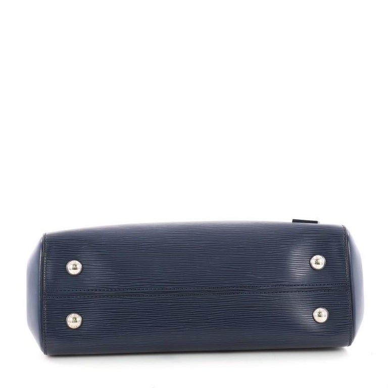 louis vuitton blue epi leather cluny mm nm Louis Vuitton Cluny Top Handle Bag Epi Leather MM For Sale at 1stdibs