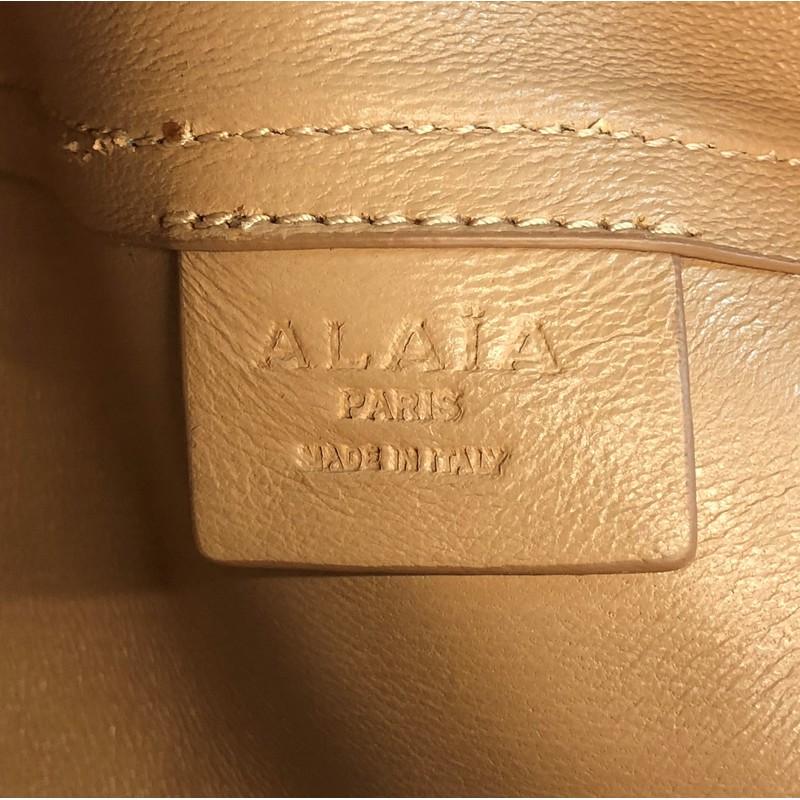 Alaia Wristlet Bucket Bag Embellished Leather Small 2