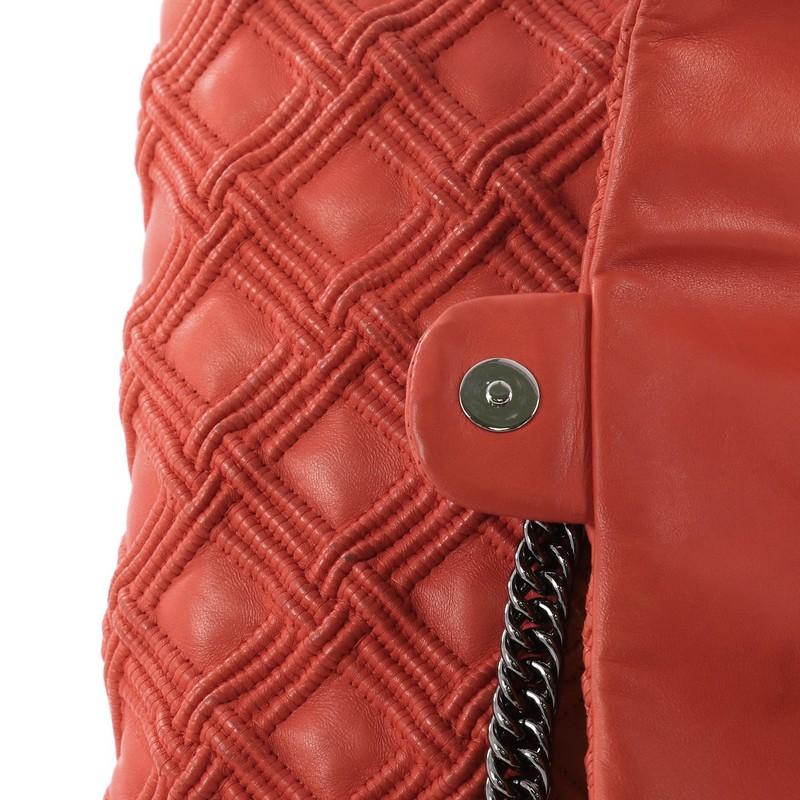 Chanel Walk of Fame Flap Bag Quilted Lambskin Large In Good Condition In NY, NY