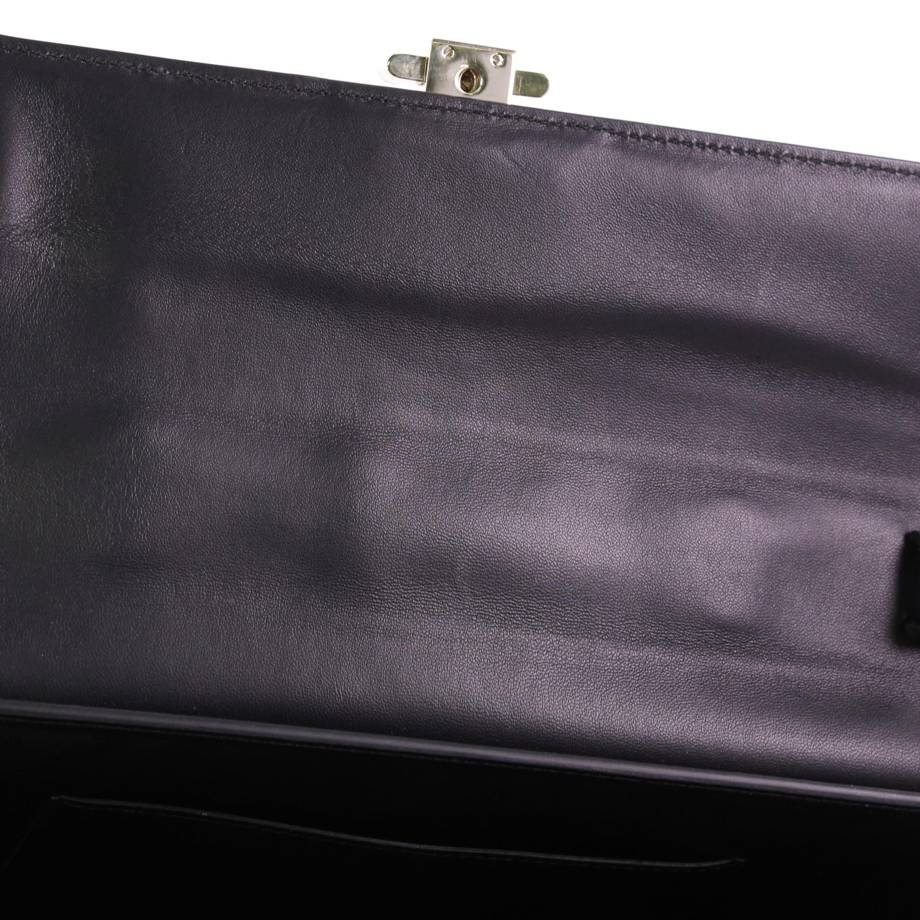 Versace Donatella Top Handle Bag Leather Medium 2