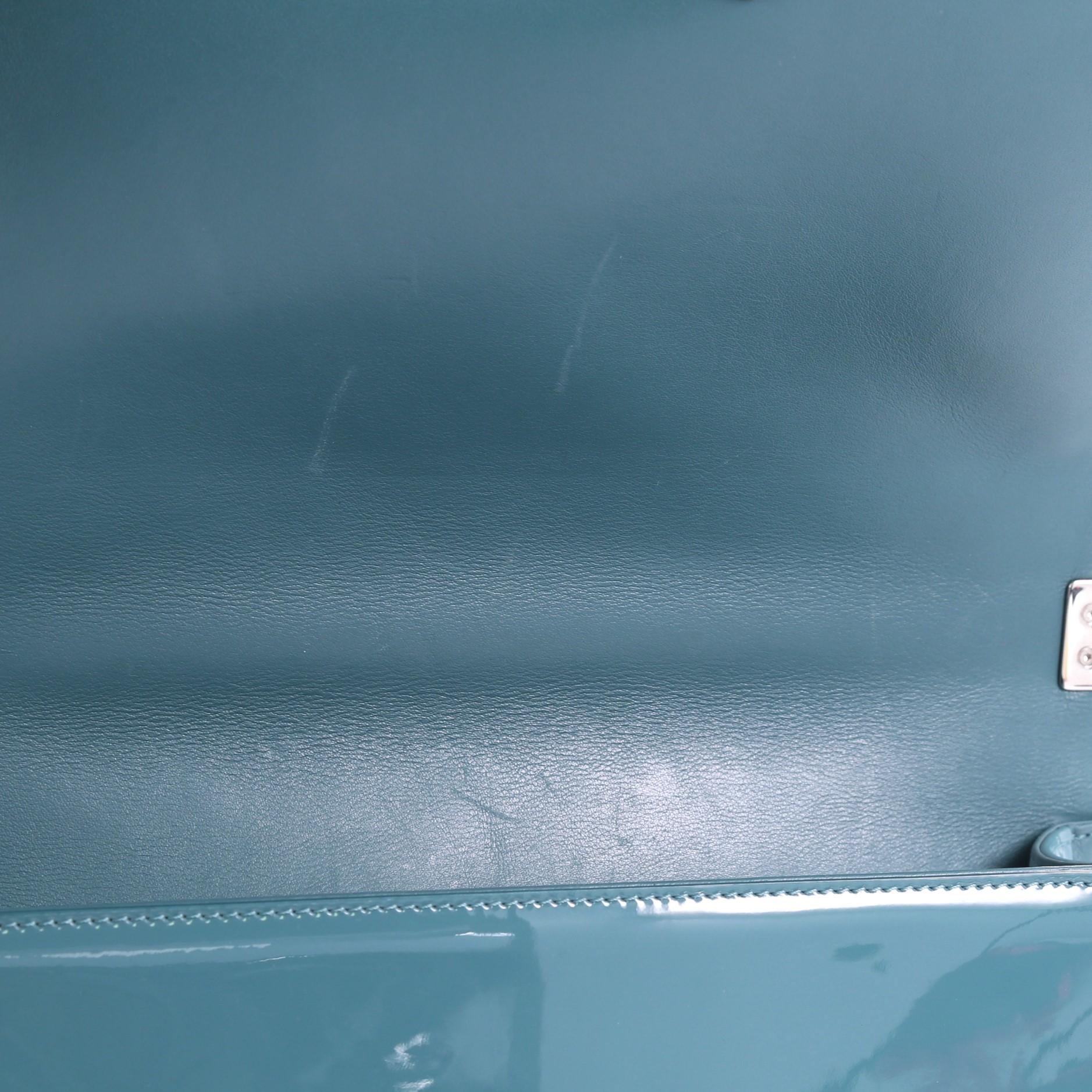 Chanel Boy Flap Bag Quilted Plexiglass Patent New Medium 2