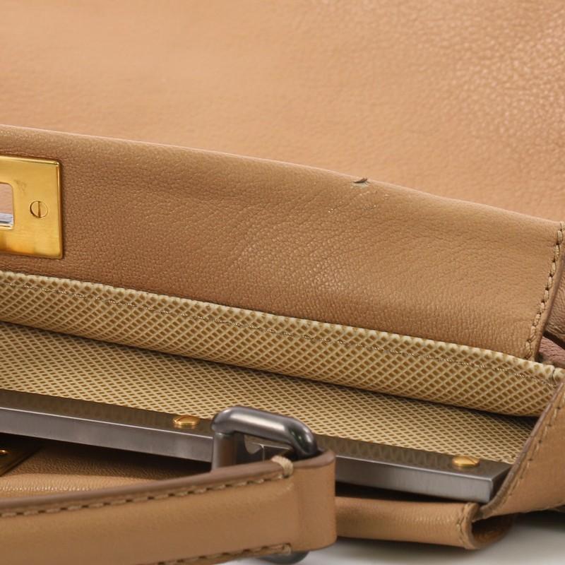 Fendi Peekaboo Handbag Leather Large 5