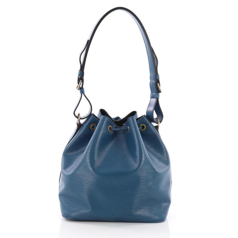 Louis Vuitton Petit Noe Handbag Epi Leather In Good Condition In NY, NY