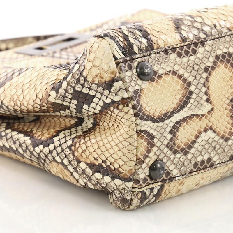 Fendi Peekaboo Handbag Python Regular 2