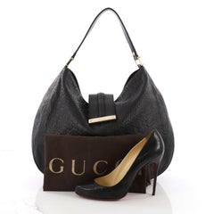Gucci New Ladies Web Tote Guccissima Leather Medium