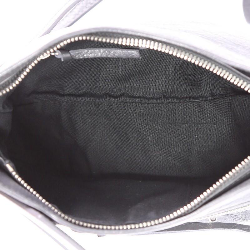 Black Balenciaga Hip Classic Studs Crossbody Bag Leather
