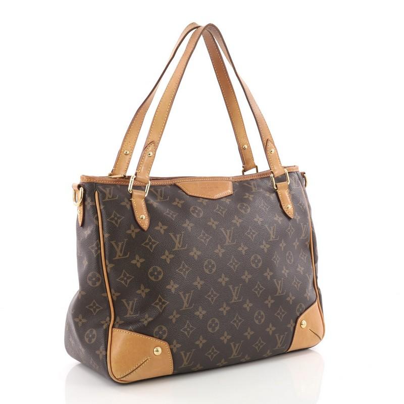 Brown Louis Vuitton Estrela Handbag Monogram Canvas MM