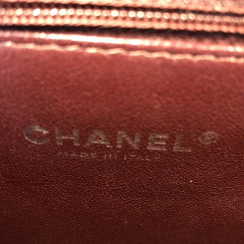 Chanel Coco Top Handle Bag Quilted Caviar with Lizard Medium 2