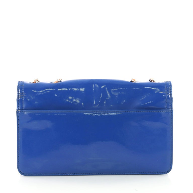 Chanel Lipstick Flap Bag Patent Vinyl Small at 1stDibs