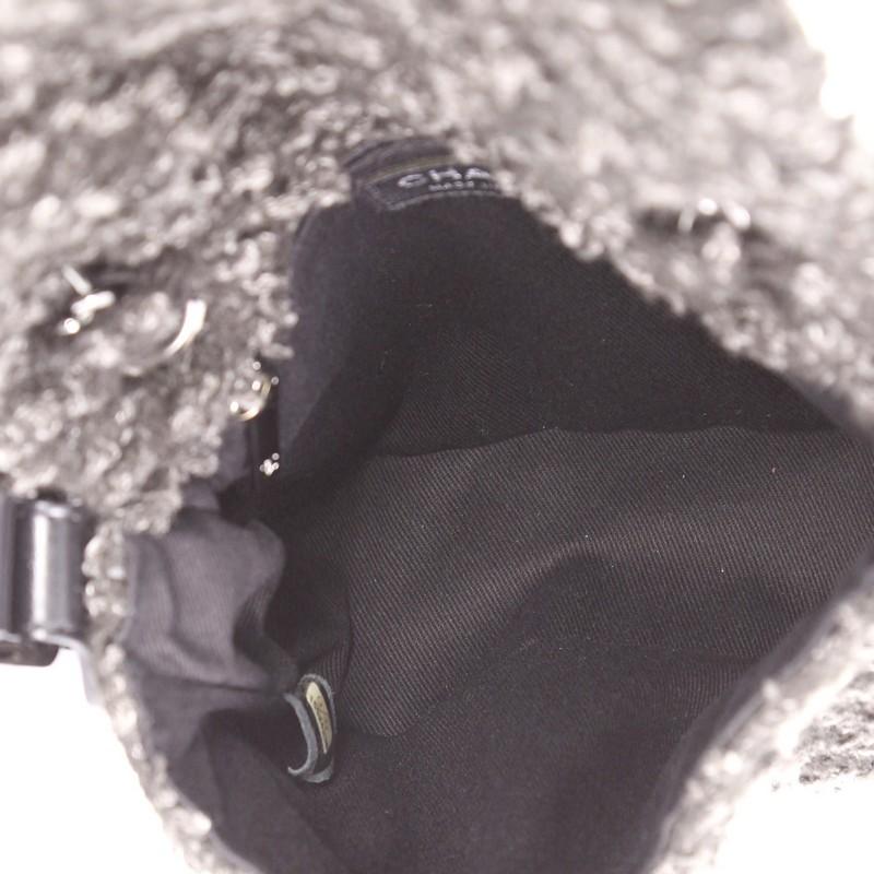 Chanel CC Lock Flap Messenger Bag Tweed Small 1