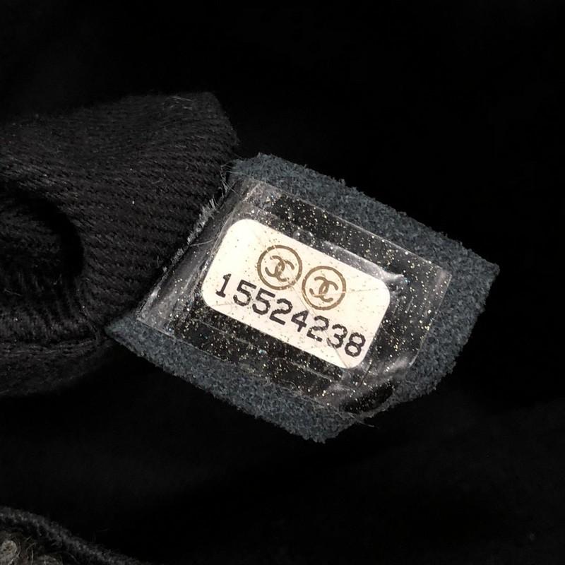 Chanel CC Lock Flap Messenger Bag Tweed Small 3