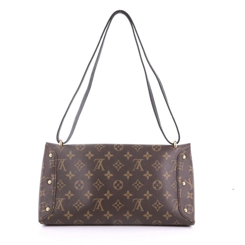 Louis Vuitton Sac Triangle Handbag Monogram Canvas P In Good Condition In NY, NY