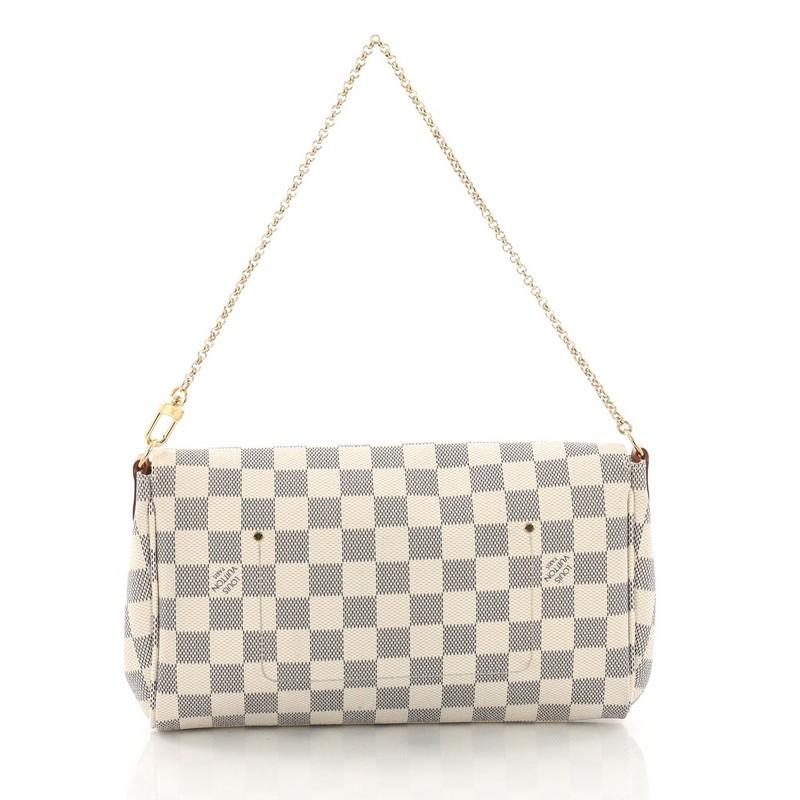 Louis Vuitton Favorite Handbag Damier MM In Good Condition In NY, NY