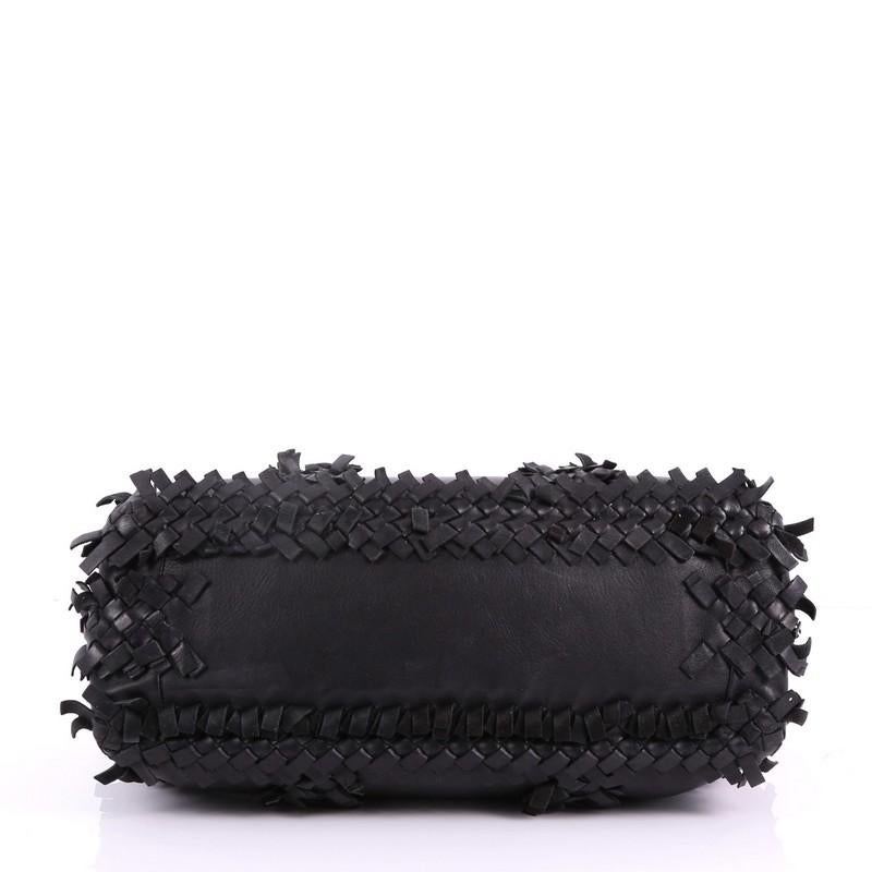 Women's or Men's Bottega Veneta Chain Tote Leather with Fringe Intrecciato Detail Large