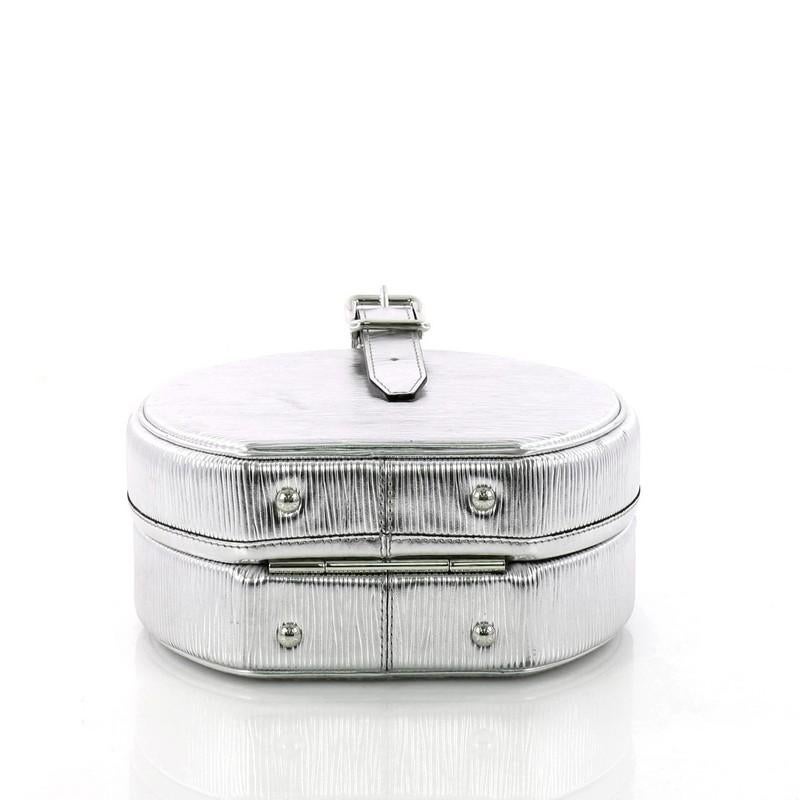 Gray Louis Vuitton Petite Boite Chapeau Bag Epi Leather